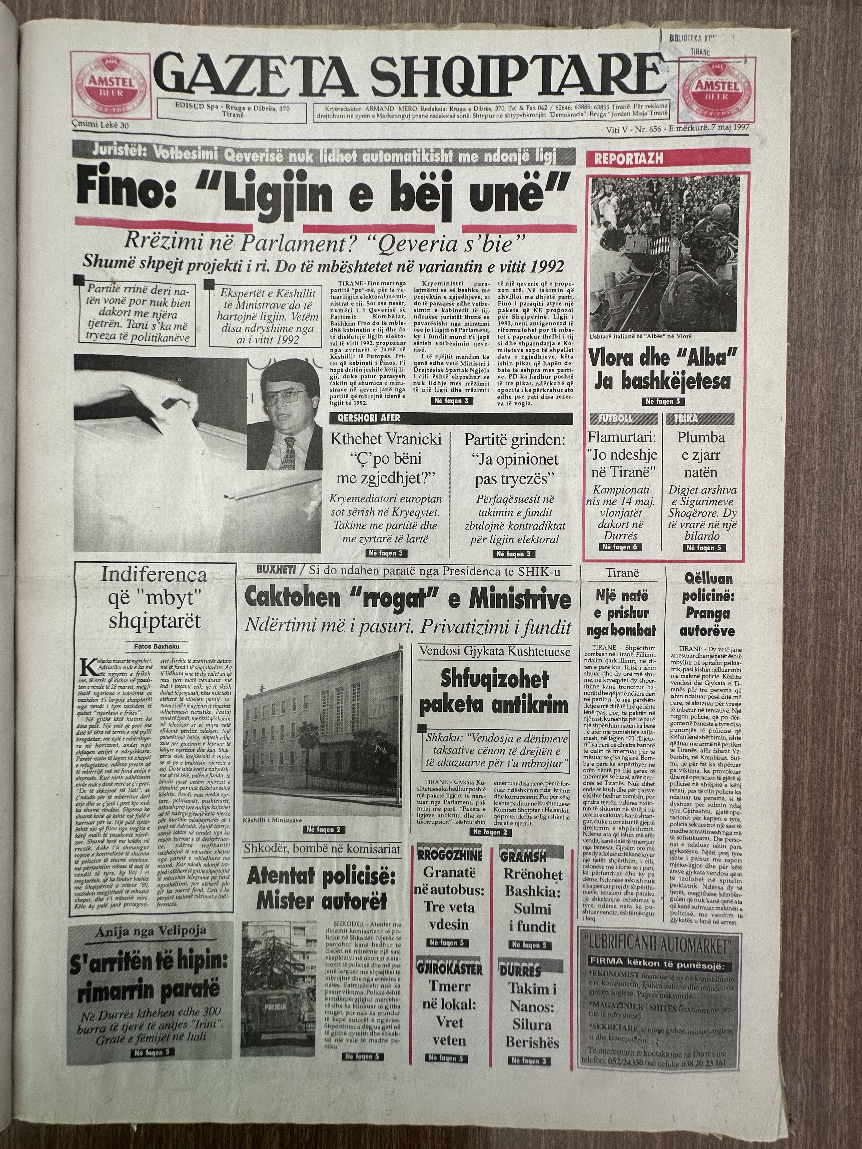 Gazeta Shqiptare 1997-05-07